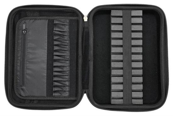 Mission ABS4 Darts Case Metallic Aqua Blau