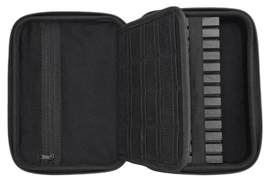 Mission ABS4 Darts Case Metallic Aqua Blau