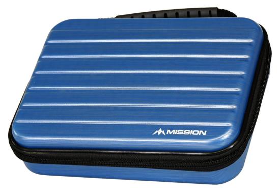 Mission ABS4 Darts Case Metallic Aqua Blau
