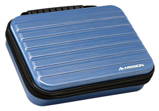 Mission ABS4 Darts Case Metallic Aqua Blau