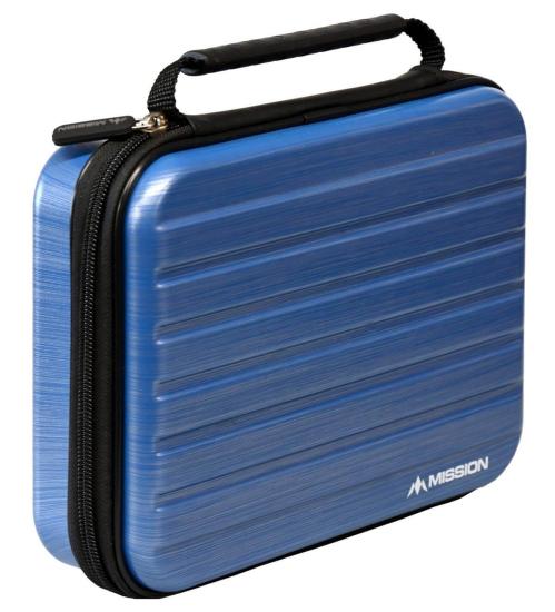 Mission ABS4 Darts Case Metallic Aqua Blau