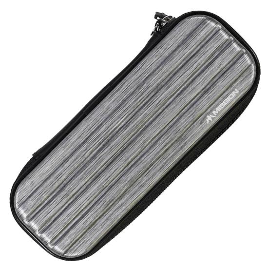 ABS-1 Darts Case - Metallic Silber Grau