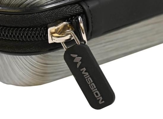 Mission ABS1 Darts Case Metallic Silber Grau