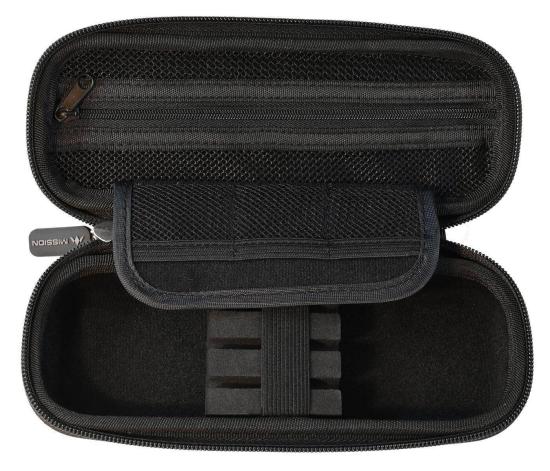 Mission ABS1 Darts Case Metallic Bordeaux