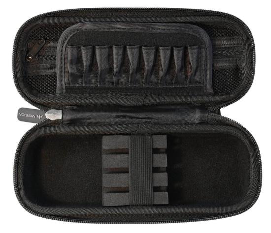 Mission ABS1 Darts Case Metallic Aqua Blau