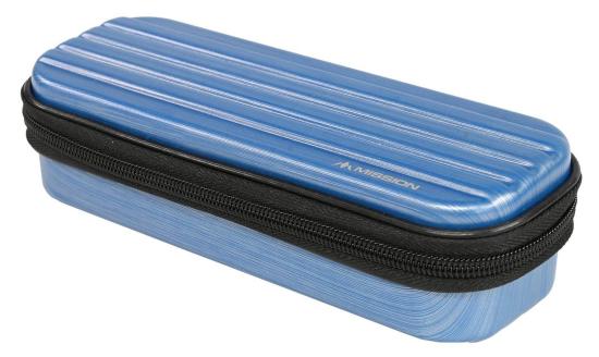 Mission ABS1 Darts Case Metallic Aqua Blau