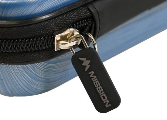 Mission ABS1 Darts Case Metallic Aqua Blau