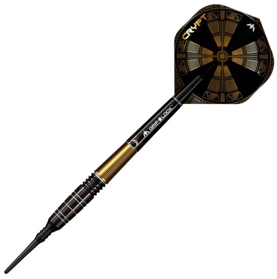 Softdart Crypt M1 90% Schwarz-Gold 20-21g