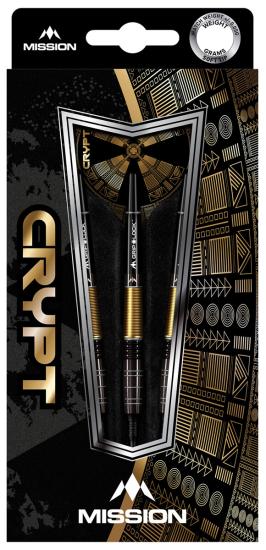 Softdart Crypt M1 90% Schwarz-Gold 20-21g