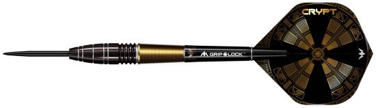 Mission Steeldart Crypt M1 90% Schwarz-Gold 22-24g