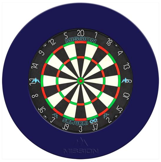 Mission Dartboard Surround Blau