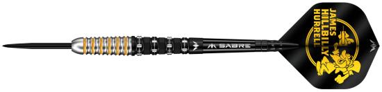 Mission James Hurrell 90% Schwarz-Gelb Steeldart 22-24-26g