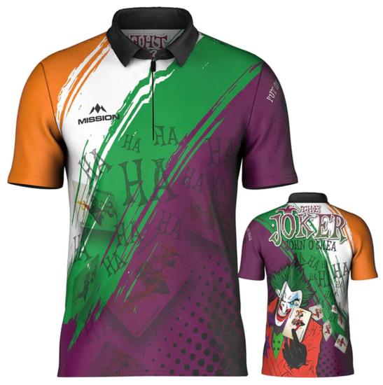 Mission Spieler Dart Shirt  John O Shea The Joker