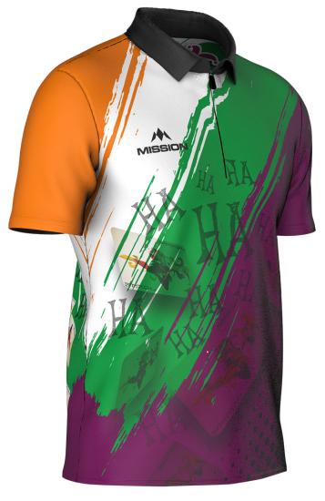 Mission Spieler Dart Shirt  John O Shea The Joker Größe S-3XL