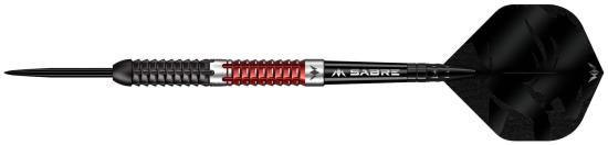Mission Llew Bevan 90% Schwarz-Rot Steeldart 21-23g