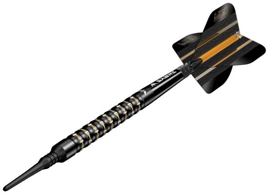 Mission Mike De Decker 95% Schwarz-Gold Softdart 20g