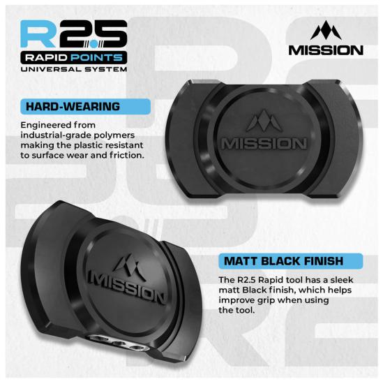 Mission R2.5 Rapid Dart Points Spitzen Wechsler 