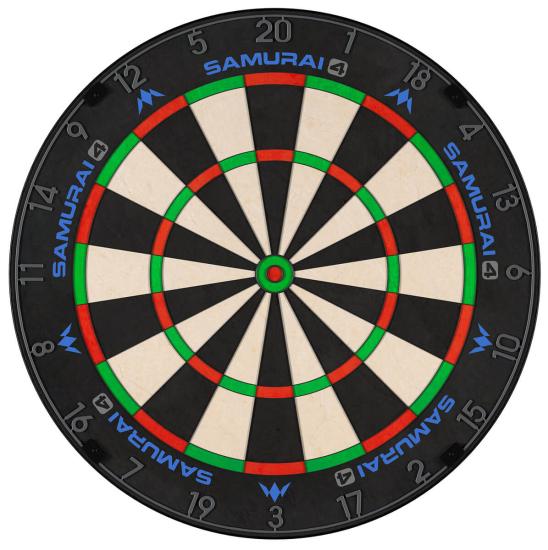 Mission Samurai 4 Graphite Grau Steeldart Dartboard