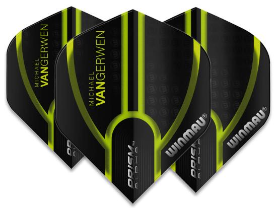Winmau Prism Alpha MvG Flight Grün-Schwarz