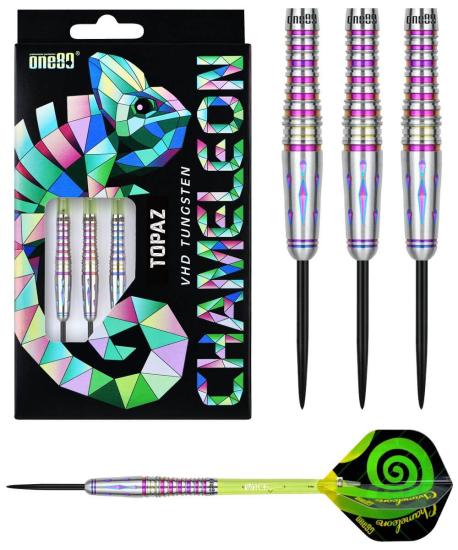 One80 Chameleon Topaz Steeldart 22-24g