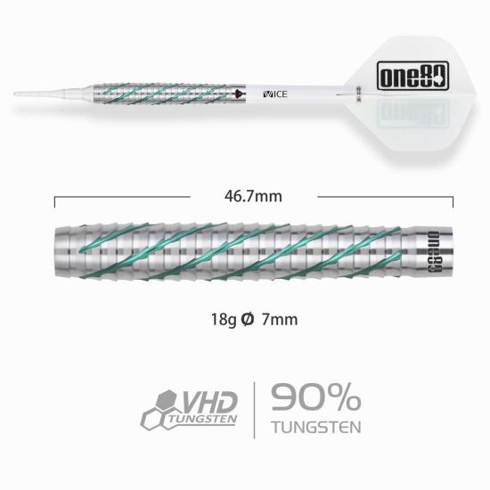 One80 Akari Tanahara Emerald V2 Softdart 18g