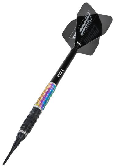 One80 Desmond Chint Schwarz/Rainbow V2 Signature Softdart 20g