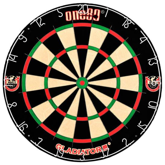 One80 Gladiator 3+ Plus WDF Dartboard