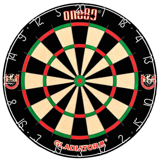 One80 Gladiator 3+ Plus WDF Dartboard