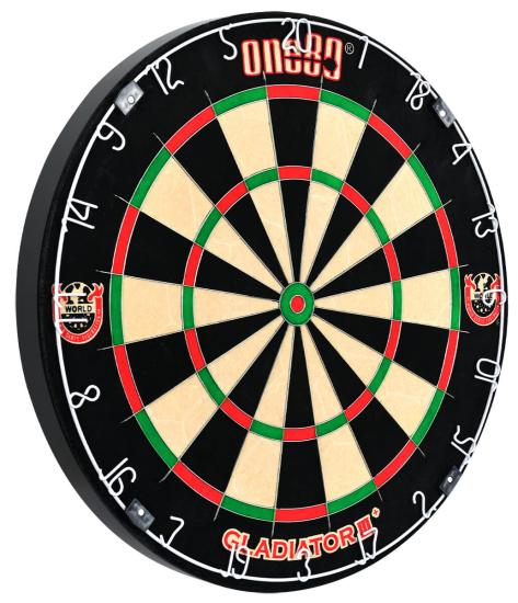 One80 Gladiator 3+ Plus WDF Dartboard