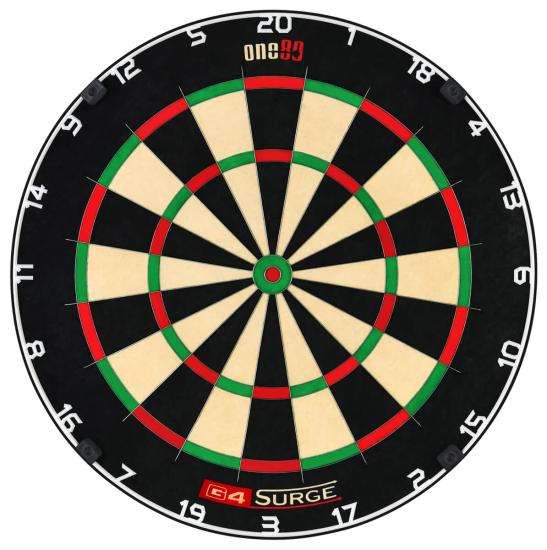 One80 Gladiator 4 Plus Surge Dartboard
