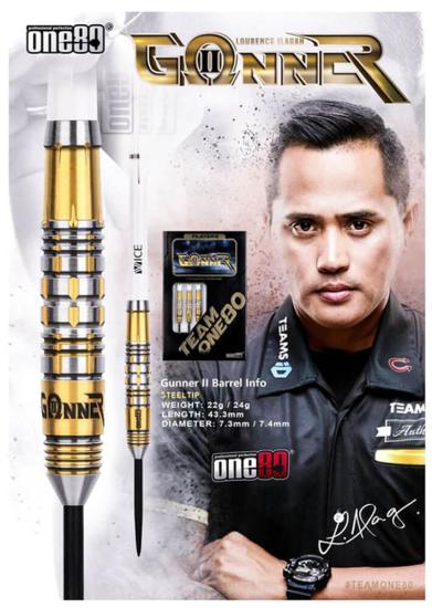 One80 Lourence Ilagan Gunner 2 Signatur Steeldart 24 g
