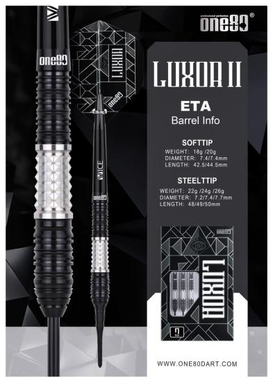 One80 Luxor Eta Softdart 18-20g