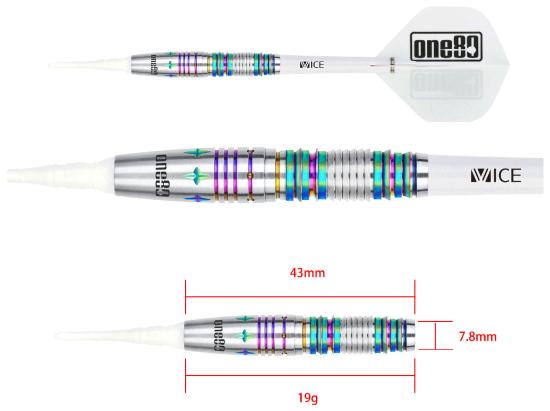 One80 Maya Sekine Orca II Chameleon Softdart 19g