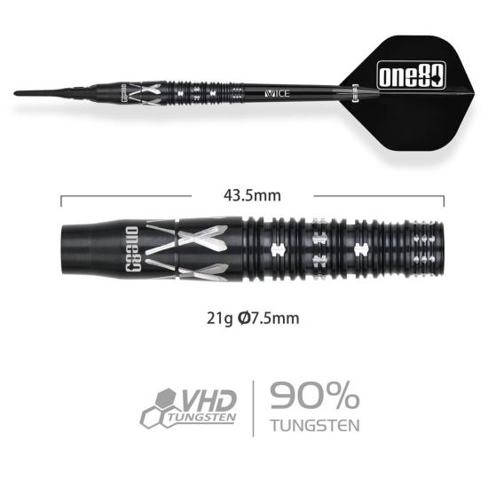 One80 Noriyuki Nakamura V4 Schwarz Signature Softdart 21g
