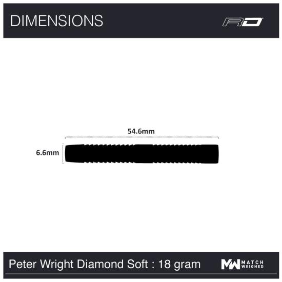 Peter Wright Snakebite WC Diamond Fusion SE Softdart 20 g