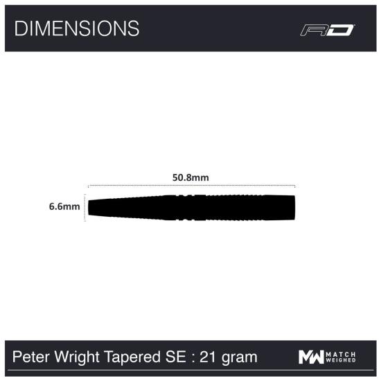Peter Wright Snakebite WC Tapered SE Steeldart 21-23g