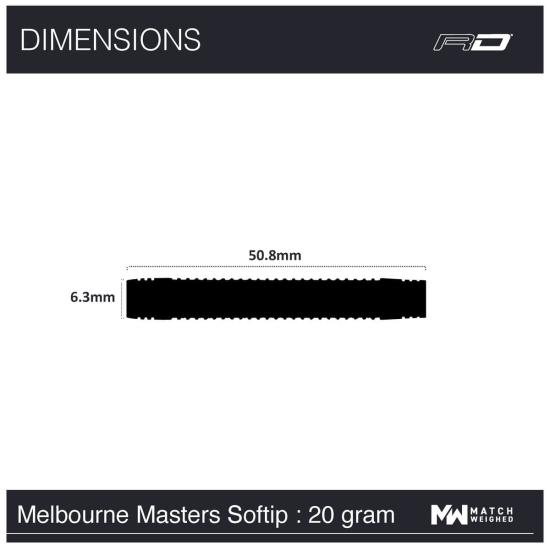 RedDragon Melbourne Masters Edition Softdart 20g 