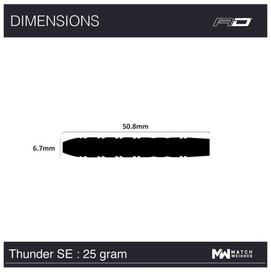 RedDragon Gerwyn Price Thunder SE Steeldart 23-25g