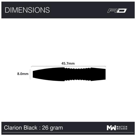 Clarion Black Steeldart 22-24-26g