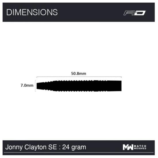 RedDragon Jonny Clayton S.E. Steeldart 22-24g