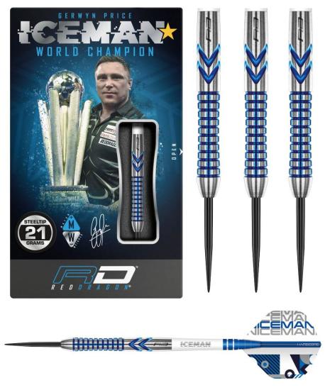 RedDragon Gerwyn Iceman Price Contour Steeldart 23 g