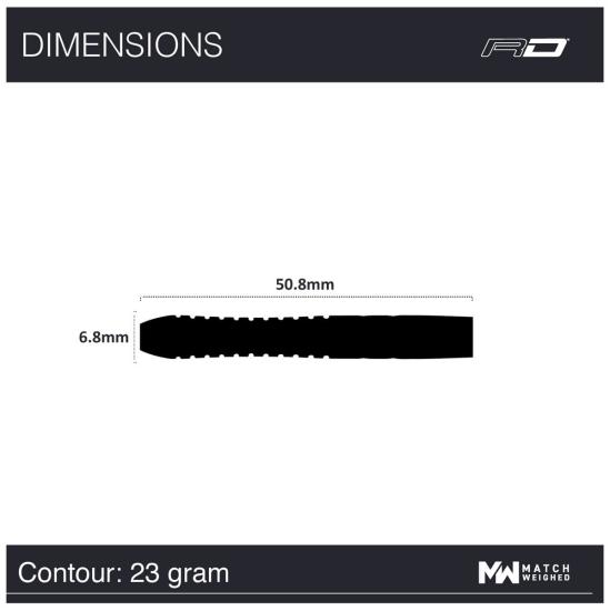 RedDragon Gerwyn Iceman Price Contour Steeldart 21-23-25g