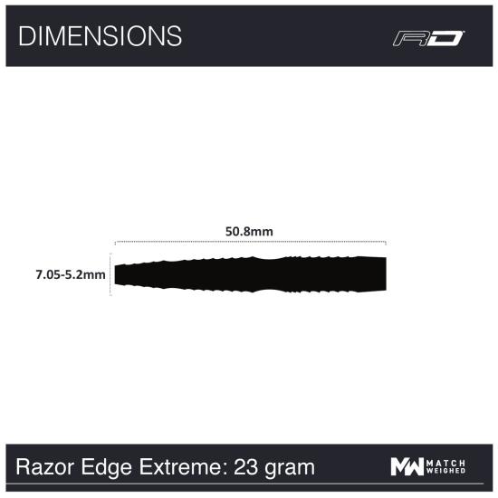 Razor Edge Extreme Steeldart 21-22-23-24g