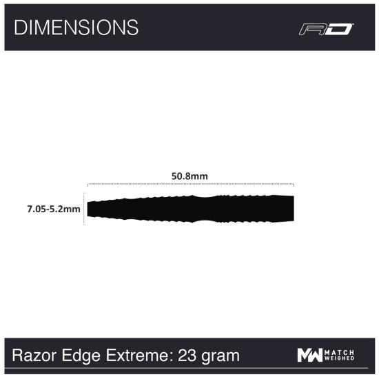 RedDragon Razor Edge Extreme Steeldart 21-22-23-24g