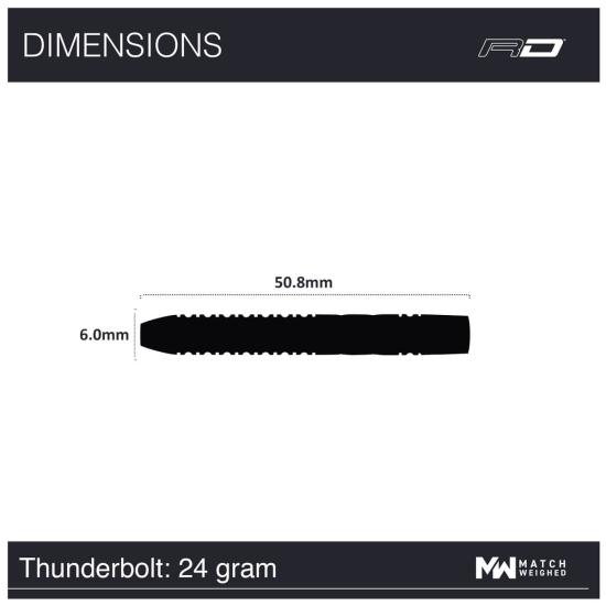RedDragon Gerwyn Price Thunderbolt Steeldart 22-24g Wird nicht mehr Produziert
