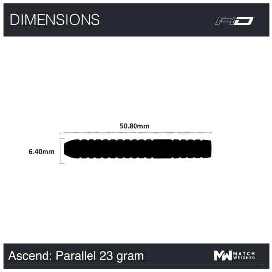 RedDragon Ascend Parallel Steeldart 22-23-24 g