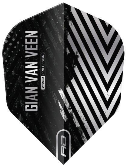 RedDragon Gian van Veen Schwarz-Silber No6