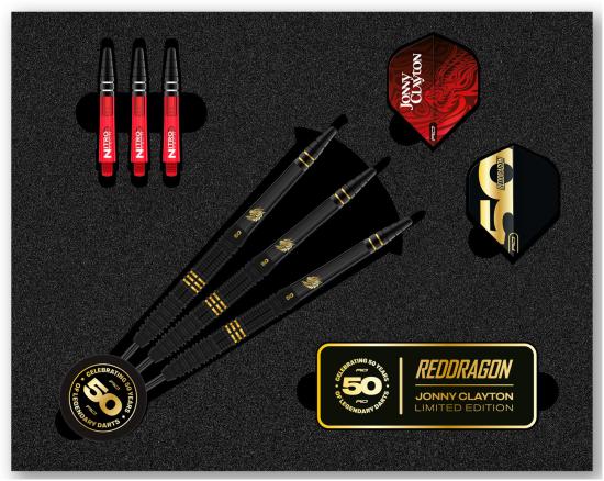 Reddragon Jonny Clayton  50 Years Player Edition Steeldart 22g Reddragon Jonny Clayton  50 Years Player Edition Steeldart 22g