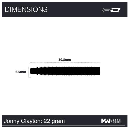 Reddragon Jonny Clayton  50 Years Player Edition Steeldart 22g Reddragon Jonny Clayton  50 Years Player Edition Steeldart 22g