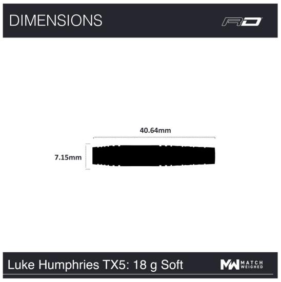 RedDragon Luke Humphries TX5 Softdart 20g